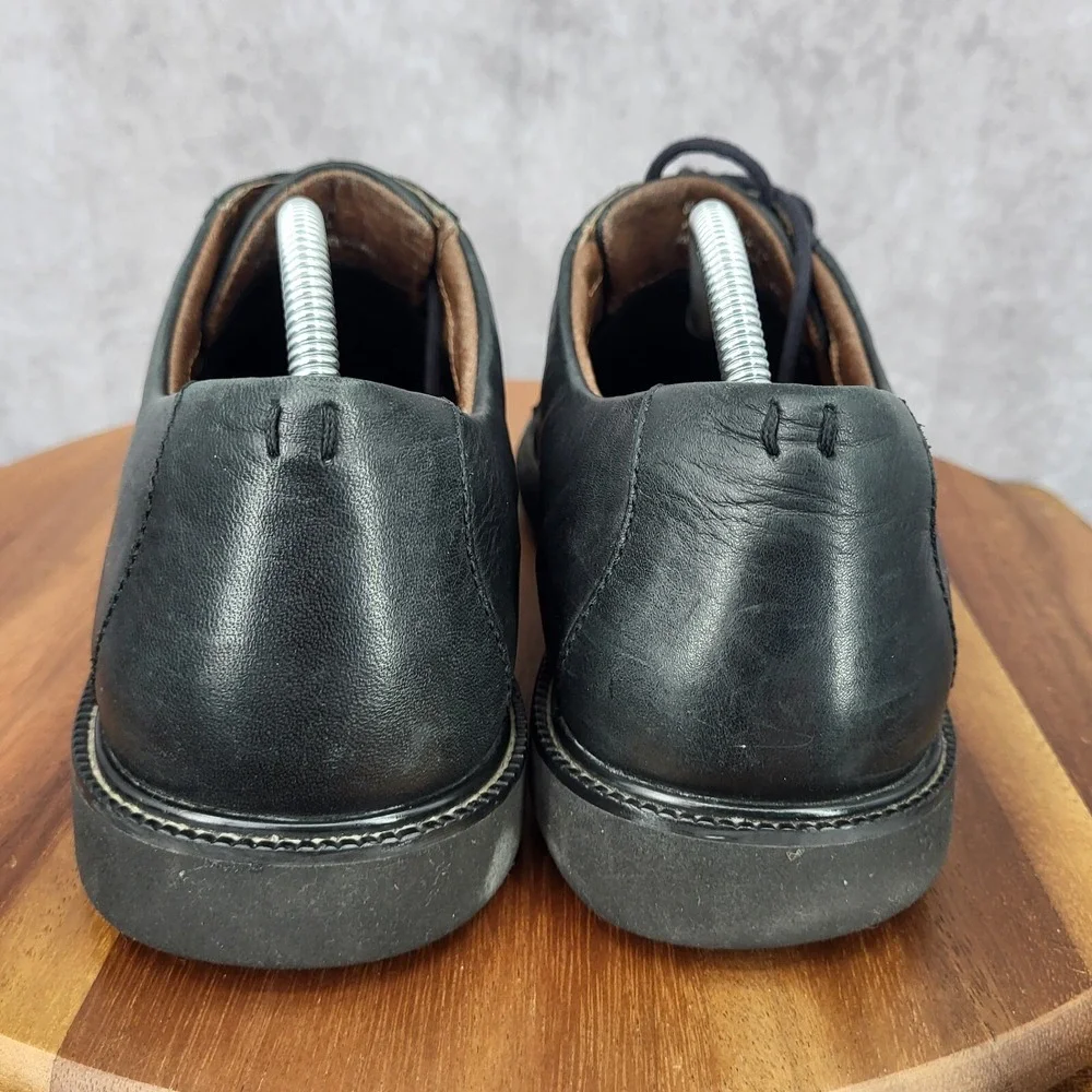 Clarks Oxford Shoes Mens 11 M‎ Black Leather Waterproof Lace Up Casual 82465